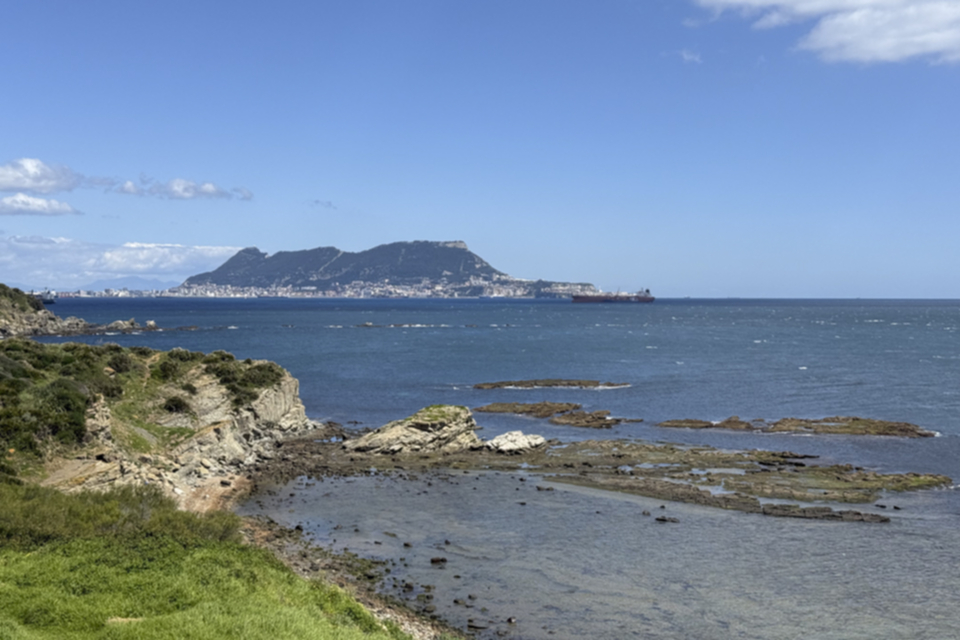 Punta Carnero mit Blick auf Gibraltar